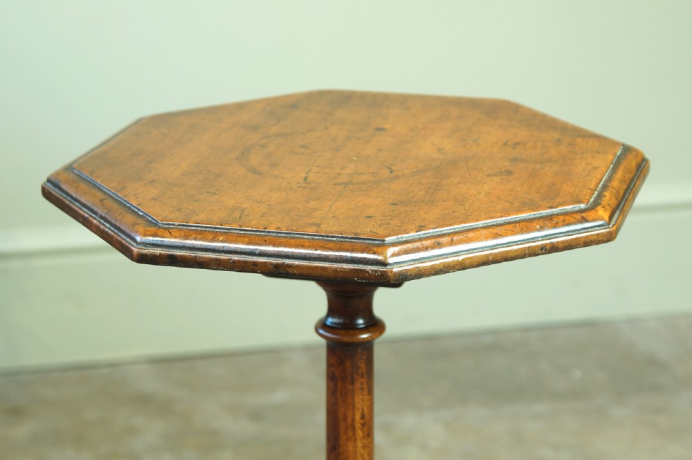 A Rare Early 18th Century  Cherry Wood Candle stand. View IV