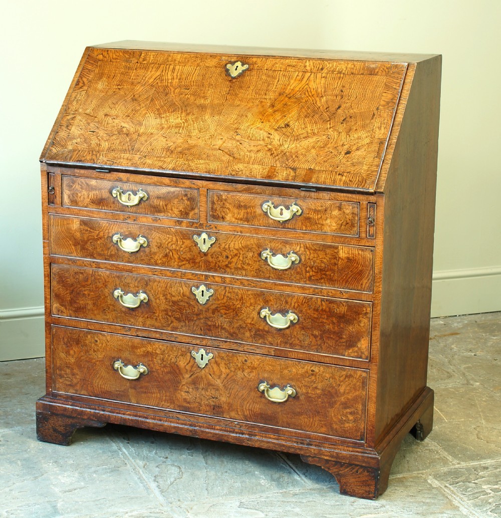 Rare 18th Century Pollard Oak Bureau View II