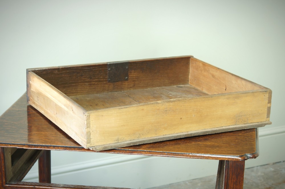 Georgian Oak Padfoot Lowboy View IX
