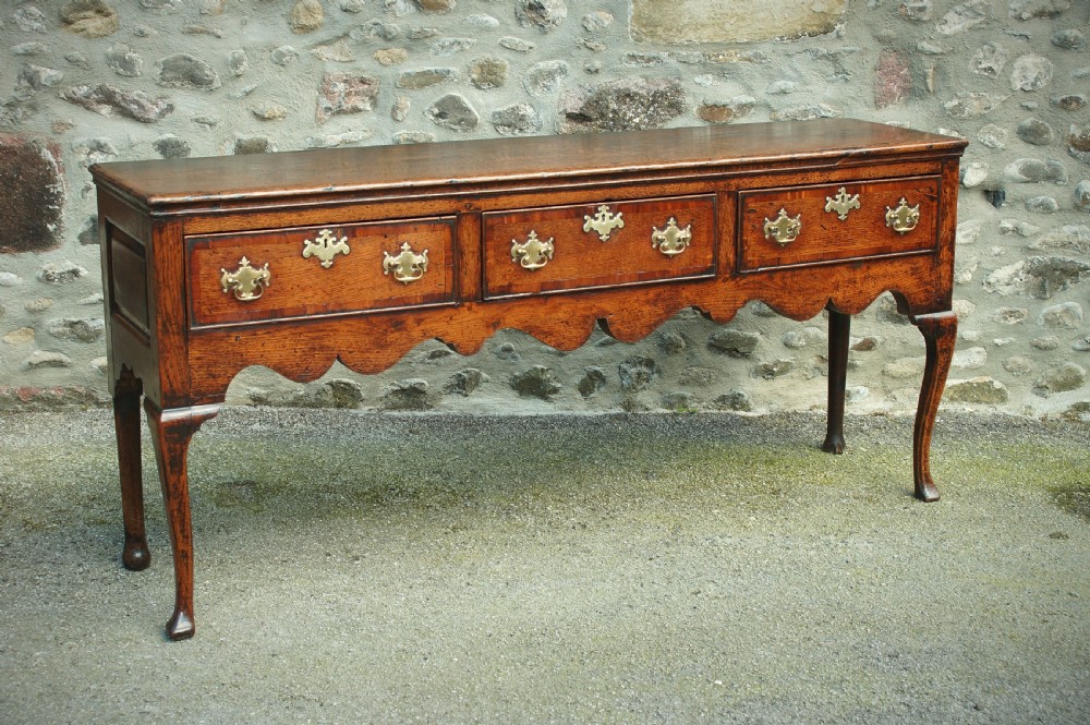 18th Century Oak Dresser Base