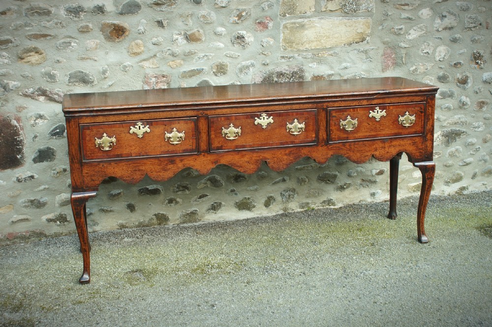 18th Century Oak Dresser Base View V