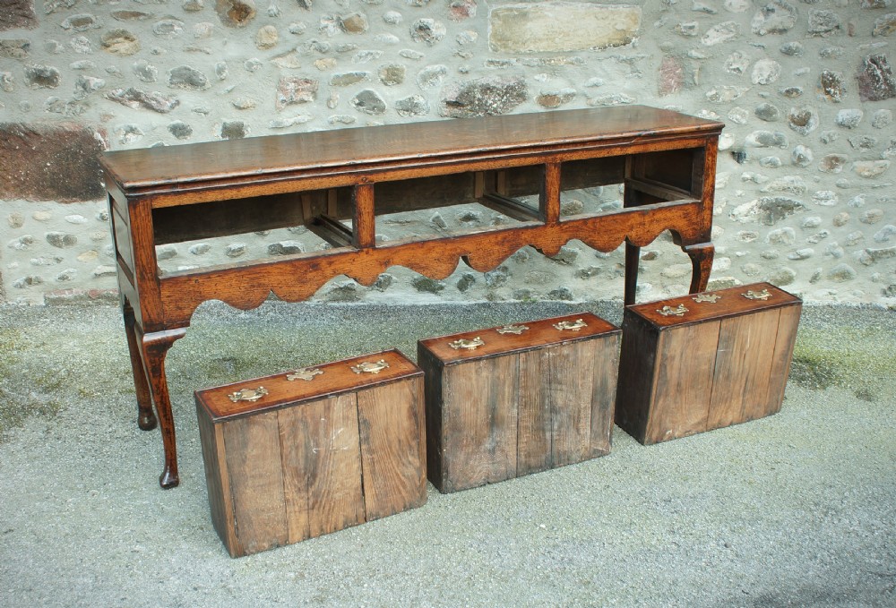 18th Century Oak Dresser Base View XI