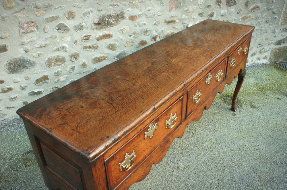 18th Century Oak Dresser Base View XII
