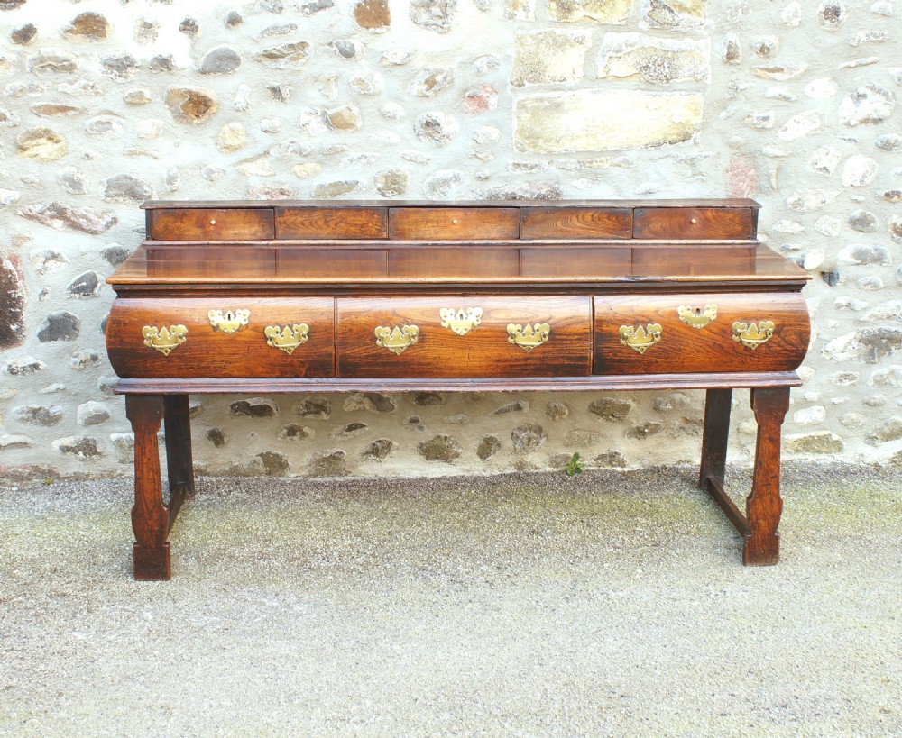 A Rare Late 17th Century Elm Dresser. View IV