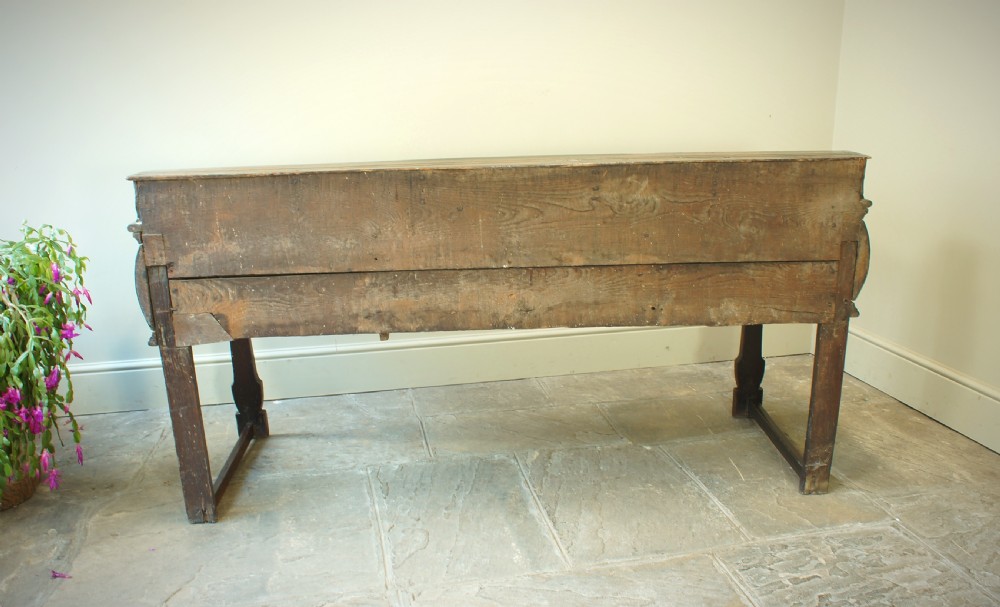 A Rare Late 17th Century Elm Dresser. View XI