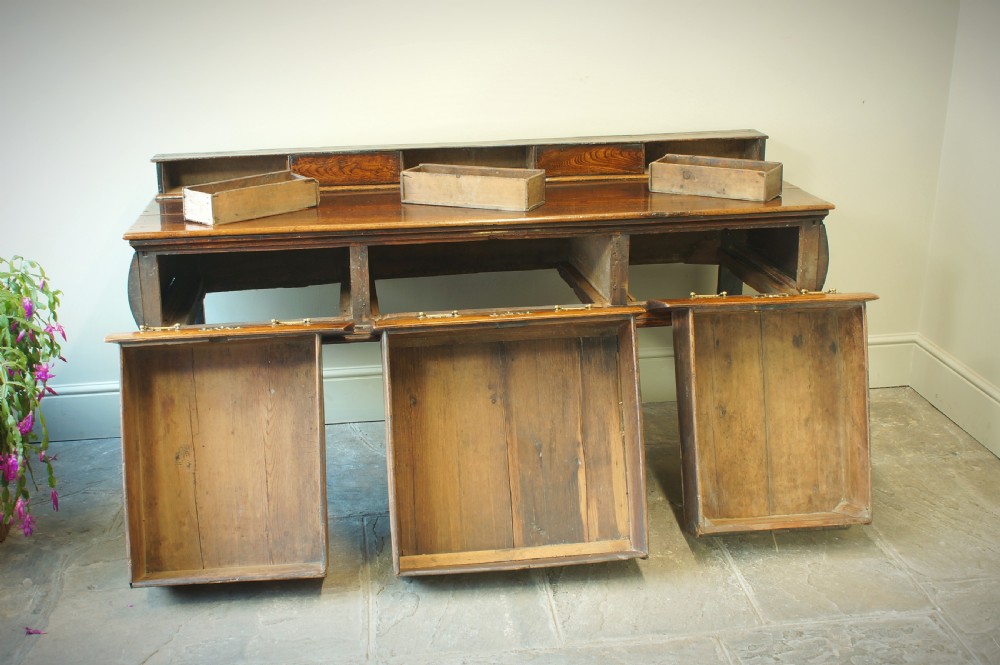 A Rare Late 17th Century Elm Dresser. View XIII
