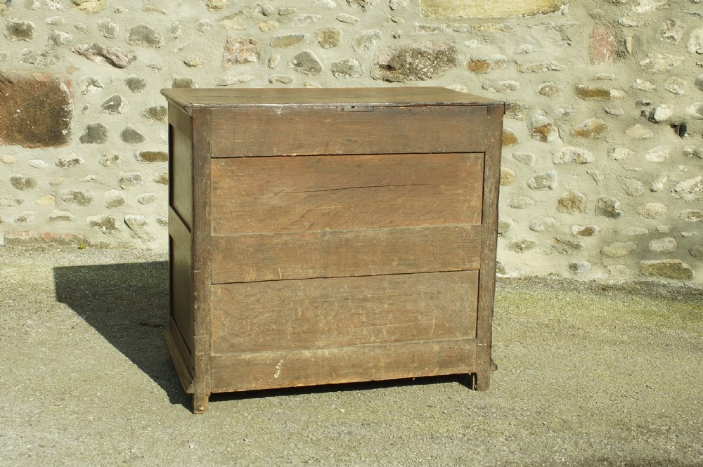 A Small William and Mary Oak Chest of Drawers View IX