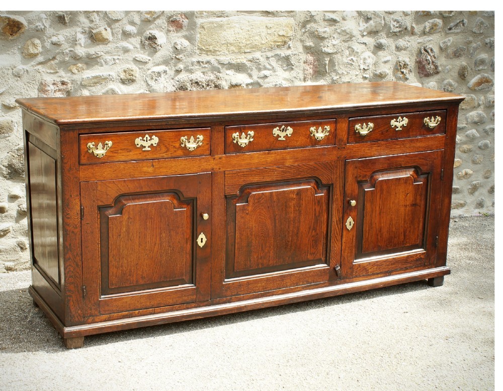 18th Century Oak Dresser Base  View V