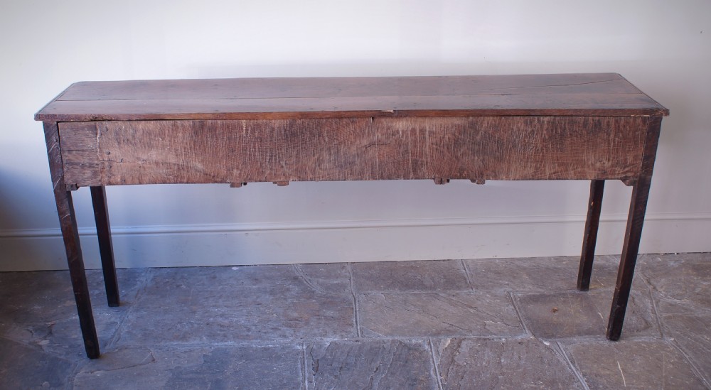 Georgian Oak Square leg Dresser Base View XI