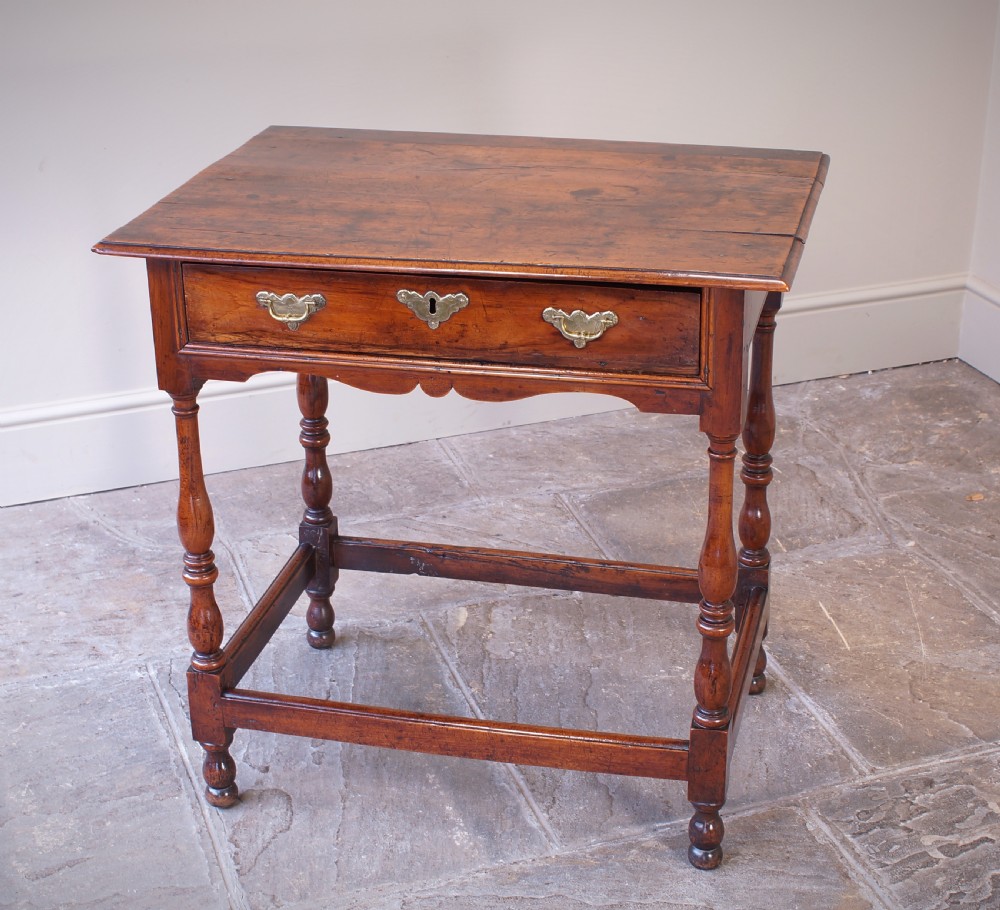A Small Early 18th Century Cedar Side Table.