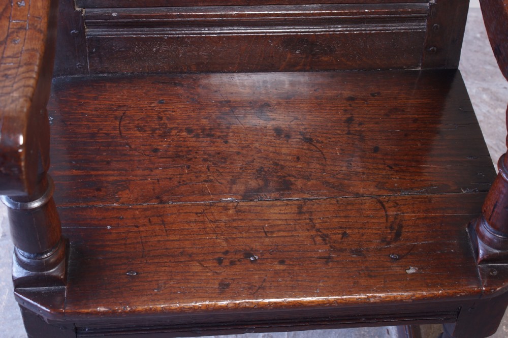 17th Century Oak Wainscot Chair. View VII