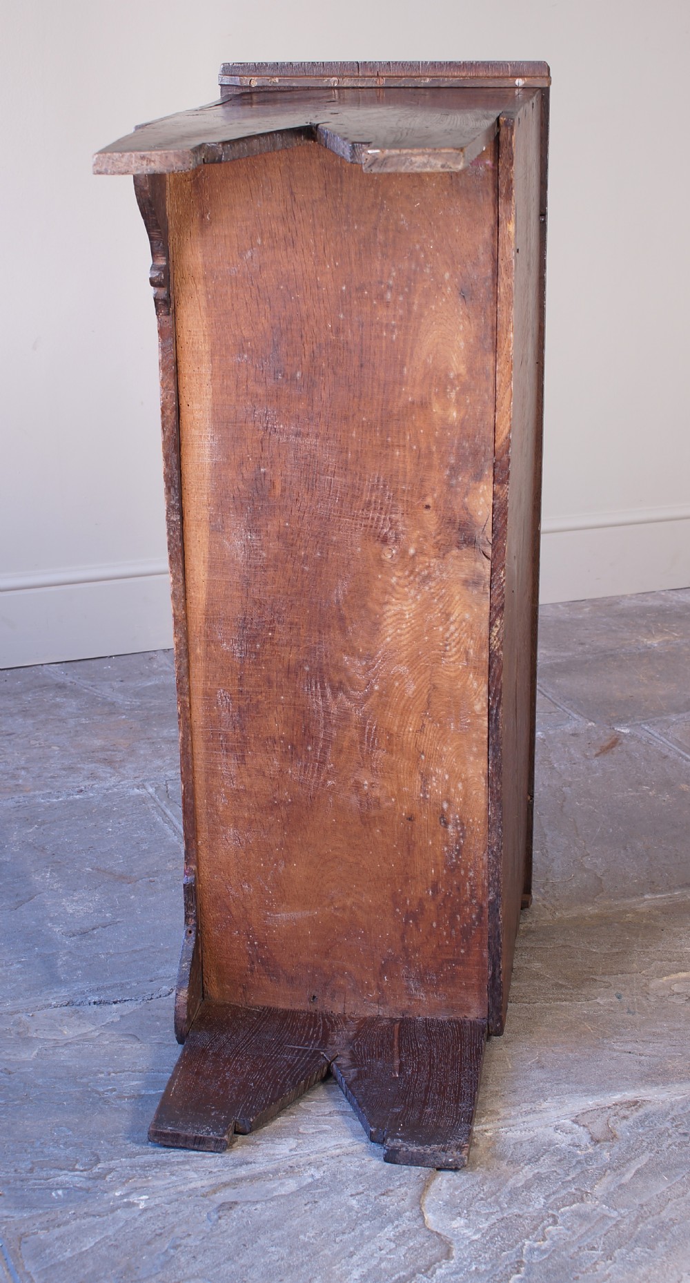 A Small 17th Century Six Plank Oak Coffer View IX