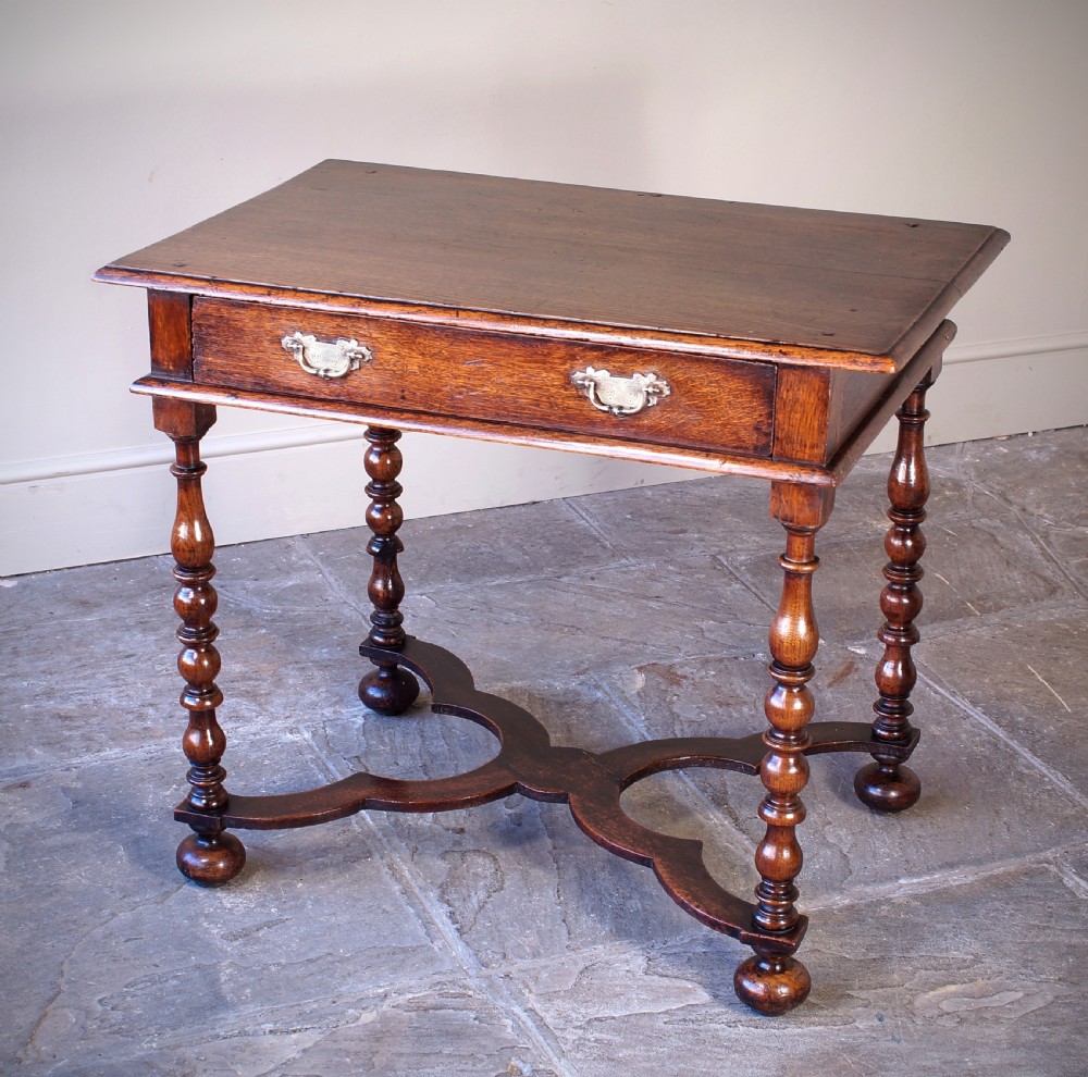  17th Century William and Mary Period Oak Side Table View III
