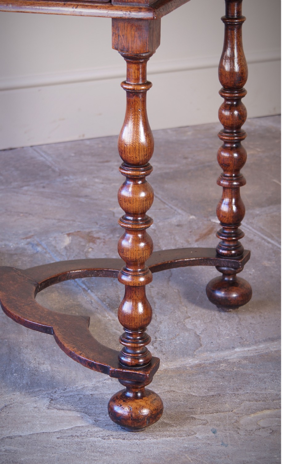  17th Century William and Mary Period Oak Side Table View X