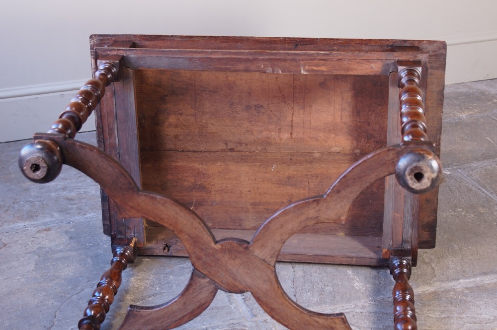  17th Century William and Mary Period Oak Side Table View XIII