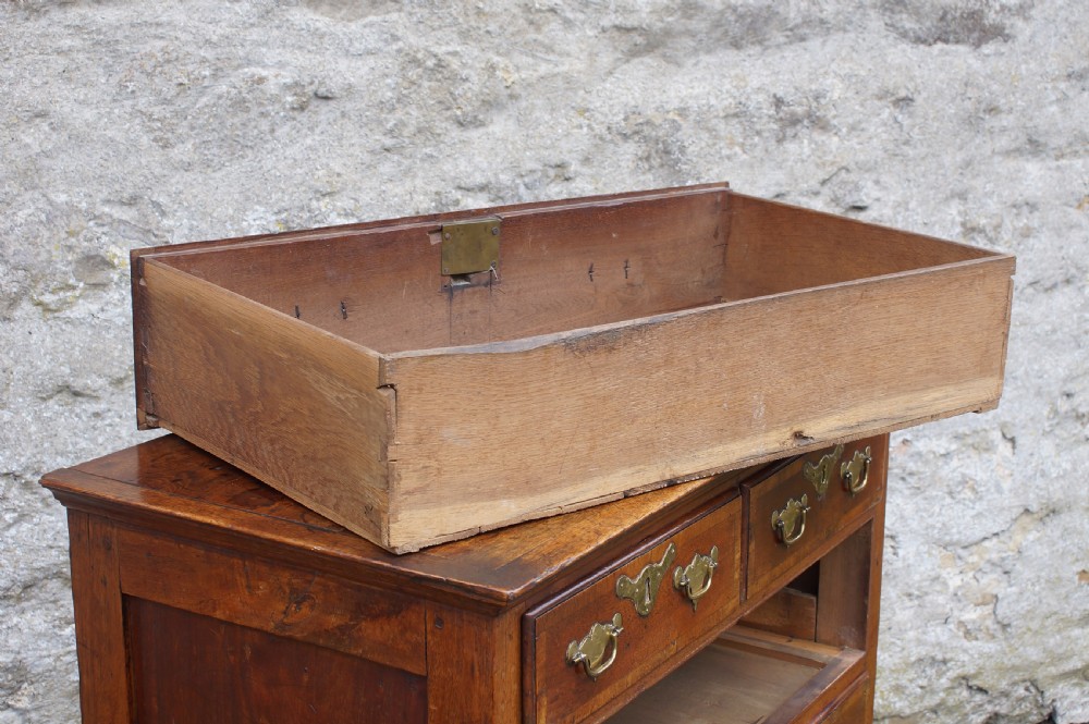 A Small Early Georgian Solid Walnut Chest Of Drawers. View VII