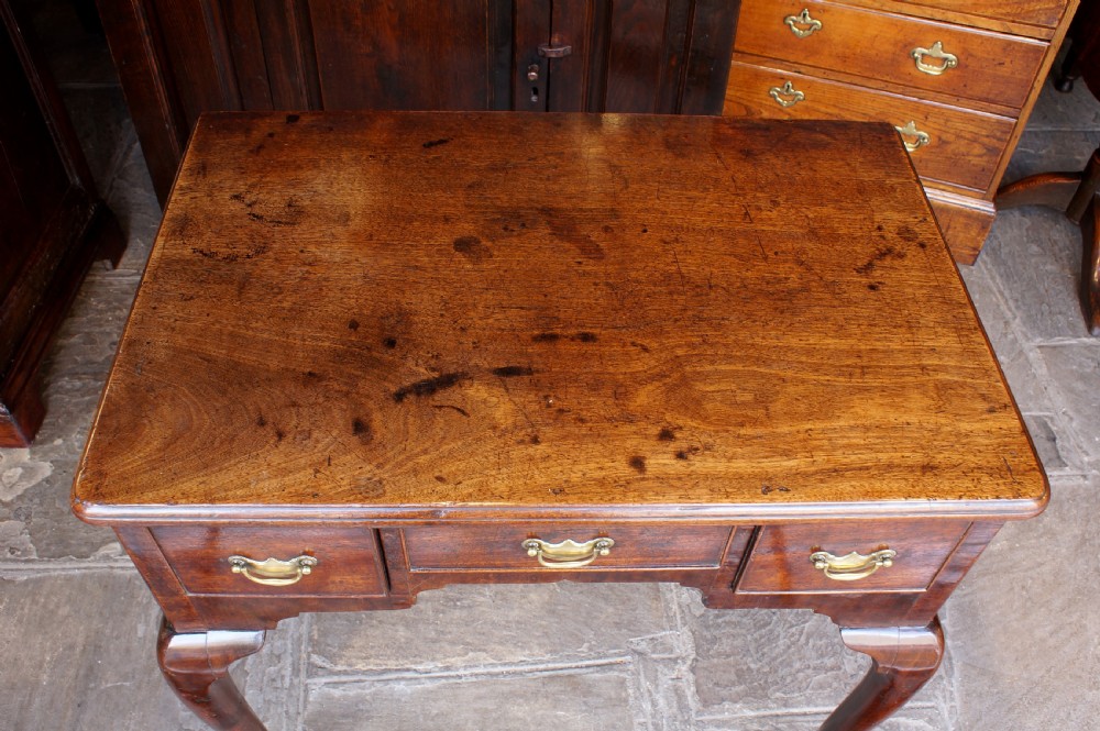 Mid 18th Century English George II Mahogany Lowboy View V