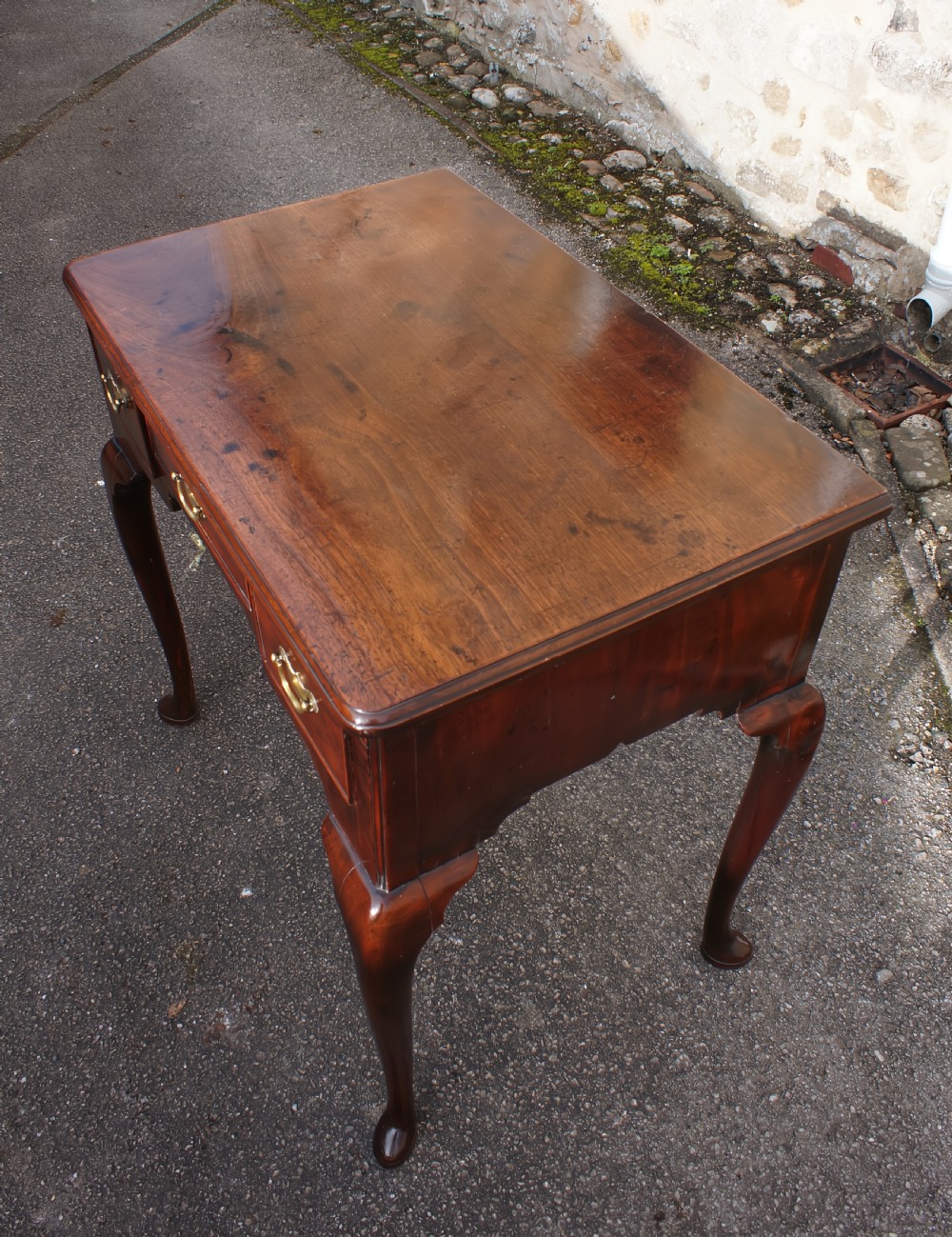 Mid 18th Century English George II Mahogany Lowboy View XVII