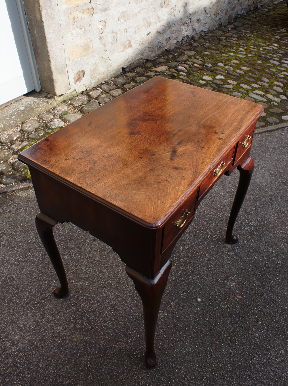 Mid 18th Century English George II Mahogany Lowboy View XVIII