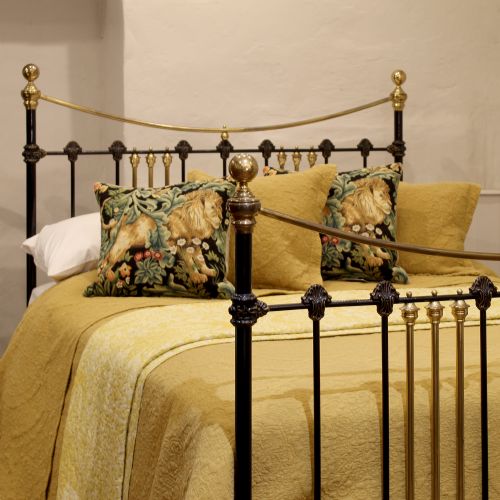 fig 1. Double Antique Bed in Black