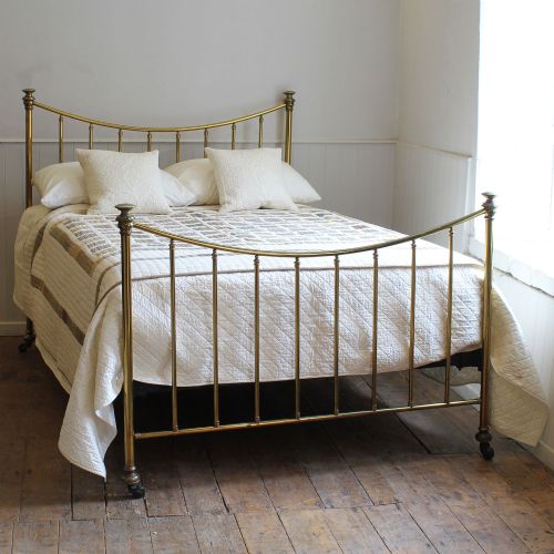 Double Brass Antique Bed