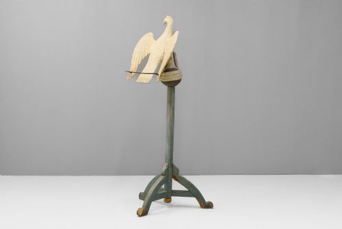 CARVED WOODEN EAGLE LECTERN - ADDITIONAL PHOTO 1
