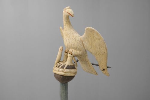 CARVED WOODEN EAGLE LECTERN - ADDITIONAL PHOTO 3