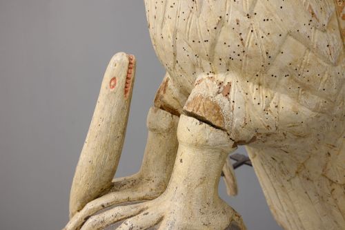 CARVED WOODEN EAGLE LECTERN - ADDITIONAL PHOTO 4