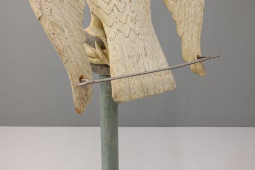 CARVED WOODEN EAGLE LECTERN - ADDITIONAL PHOTO 6