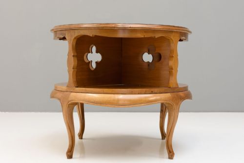 LOW FRENCH REVOLVING BOOKCASE - ADDITIONAL PHOTO 3