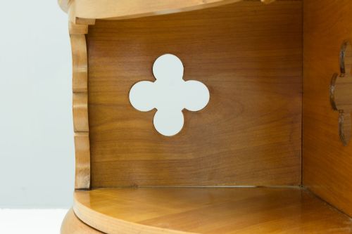LOW FRENCH REVOLVING BOOKCASE - ADDITIONAL PHOTO 5