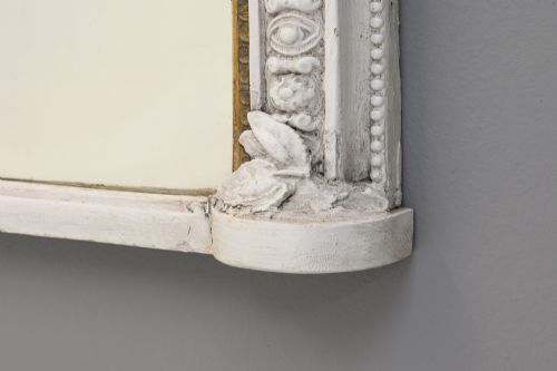 LARGE PAINTED OVERMANTEL - ADDITIONAL PHOTO 3