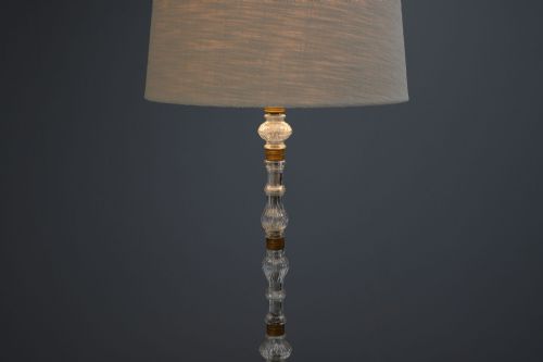 GLASS STEM FLOOR LAMP - ADDITIONAL PHOTO 1