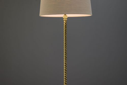 BRASS FLOOR LAMP - ADDITIONAL PHOTO 1