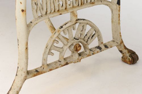 STEEL TOPPED GARDEN TABLE - ADDITIONAL PHOTO 6