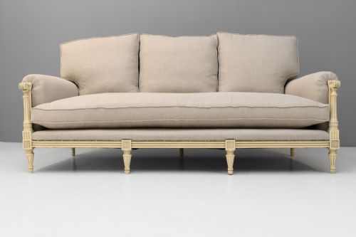 PAINTED FRENCH SETTEE - ADDITIONAL PHOTO 4
