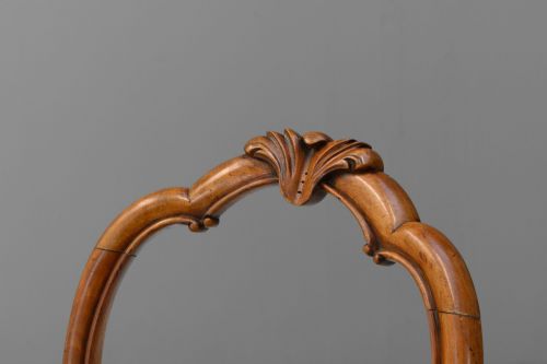FOUR WALNUT SIDE CHAIRS - ADDITIONAL PHOTO 5