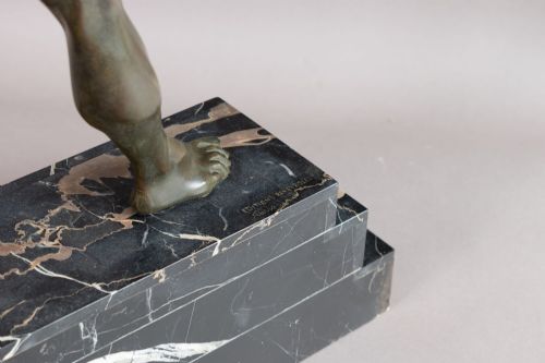 BRONZE OLYMPIAN FIGURE - ADDITIONAL PHOTO 6