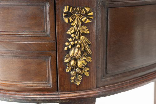 LEATHER TOP WRITING DESK - ADDITIONAL PHOTO 7