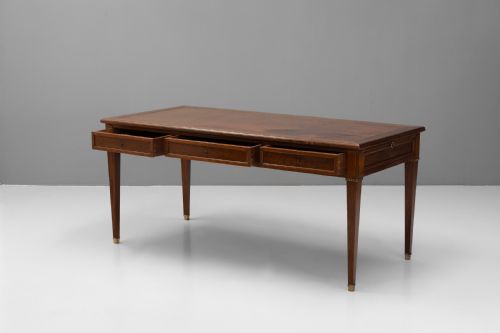 LEATHER TOP WRITING TABLE - ADDITIONAL PHOTO 2