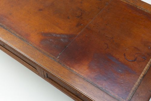 LEATHER TOP WRITING TABLE - ADDITIONAL PHOTO 5