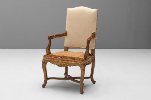 SET OF SIX GILDED FRENCH DINING CHAIRS - ADDITIONAL PHOTO 2