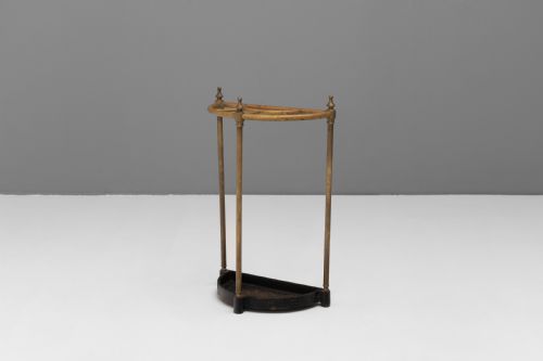 DEMILUNE BRASS STICK STAND