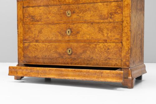 MARBLE TOP ELM COMMODE - ADDITIONAL PHOTO 6