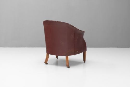 LEATHER TUB CHAIR - ADDITIONAL PHOTO 6