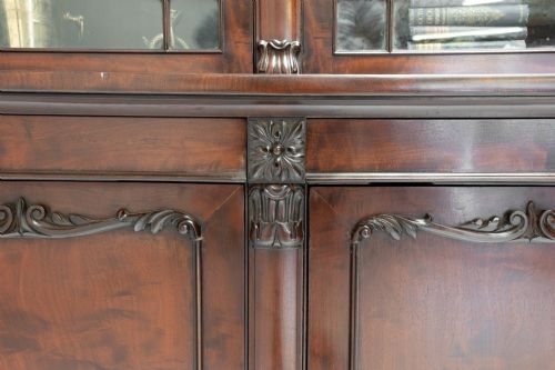LARGE MAHOGANY BOOKCASE - ADDITIONAL PHOTO 7