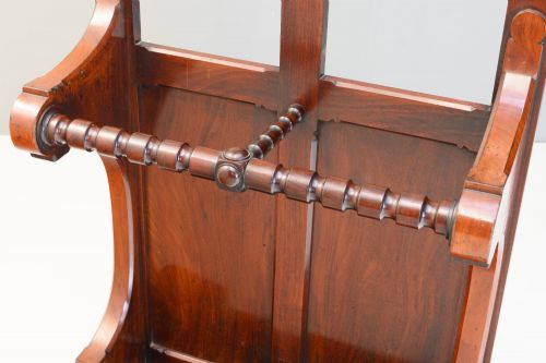 VICTORIAN MAHOGANY HALLSTAND - ADDITIONAL PHOTO 5