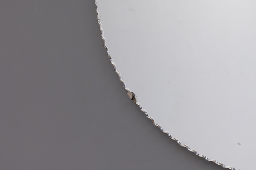 Small Frameless Mirror View VIII