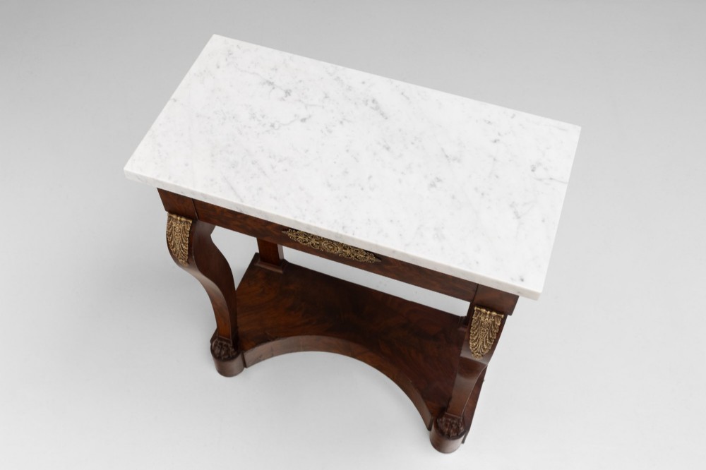 Marble Top Console View V