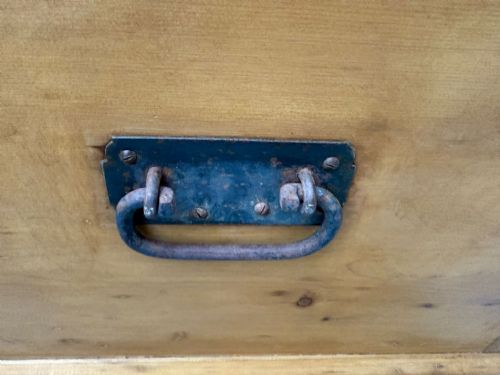 THE BEST ANTIQUEOLD PINE VICTORIAN WAXED FITTED 4 DRAWER BLANKET BOX TV STAND - ADDITIONAL PHOTO 5